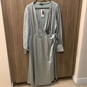 MIDI silk dress